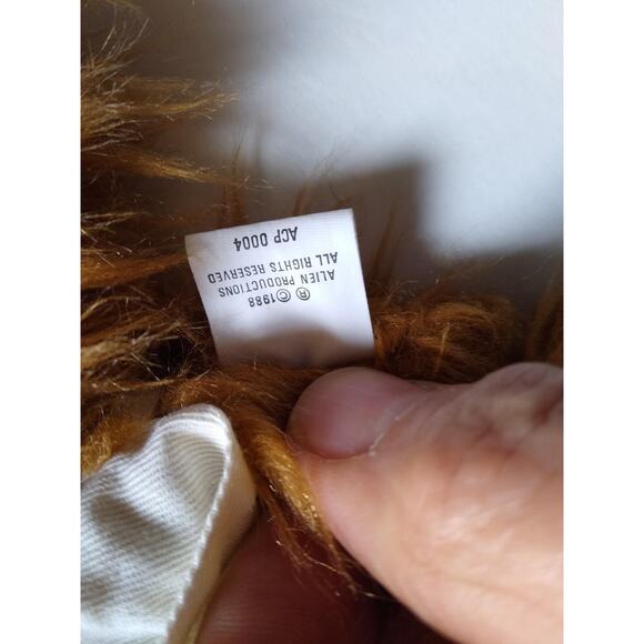 ALF Cookin' with ALF Plush Toy - Vintage 1988Collectible Alien In Apron Writing - Picture 4 of 7